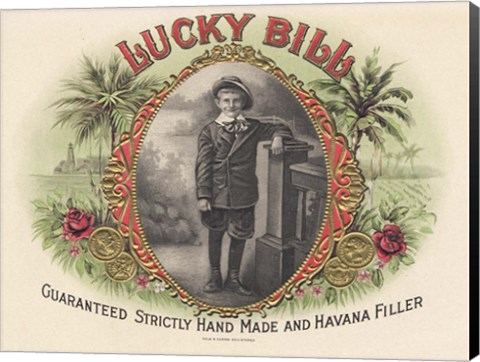 Framed Lucky Bill Print