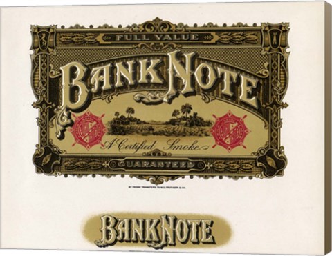 Framed Bank Note Print