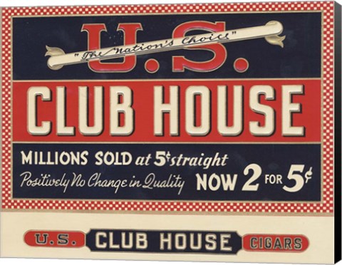 Framed Club House Print