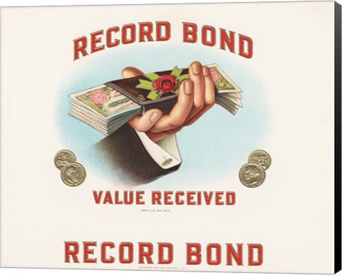 Framed Record Bond Print