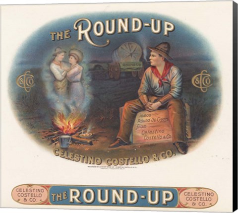 Framed Round-Up Print