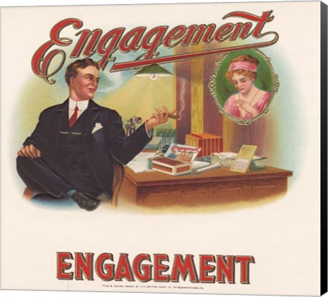 Framed Engagement Print