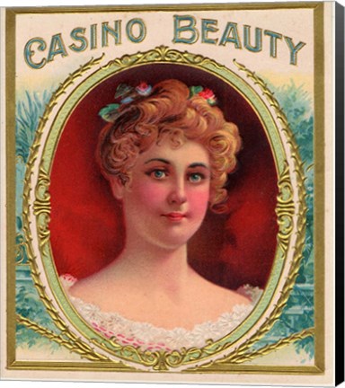 Framed Casino Beauty Print