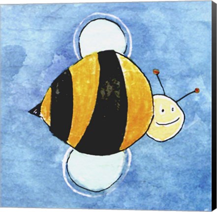 Framed Bumble Bee Print