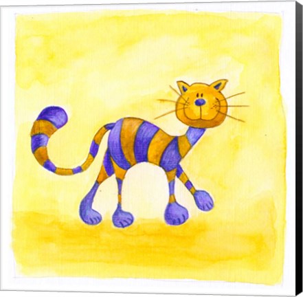 Framed Cat 1 Print