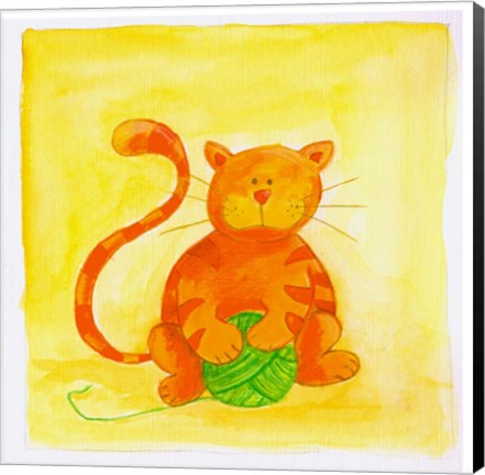 Framed Cat 2 Print