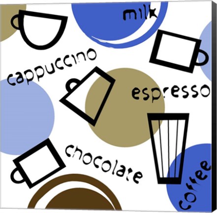 Framed Coffees Print