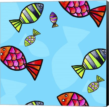 Framed Fish 1 Print