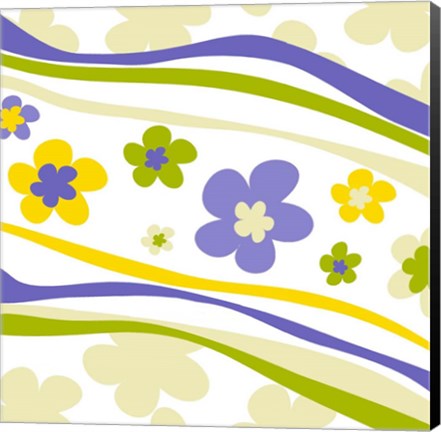Framed Flower Trail Print