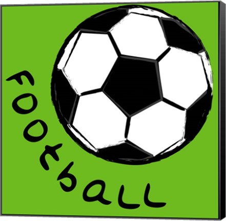 Framed Football Print
