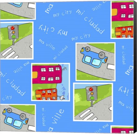 Framed Road Crossing Print