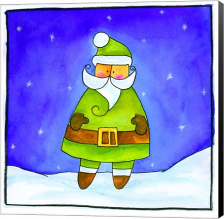 Framed Santa Print