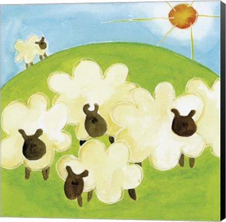 Framed Sheep Print