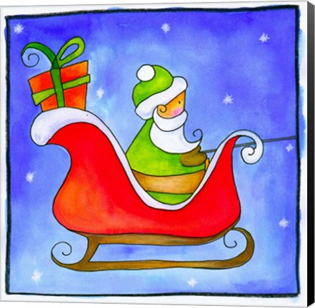 Framed Sleigh Print