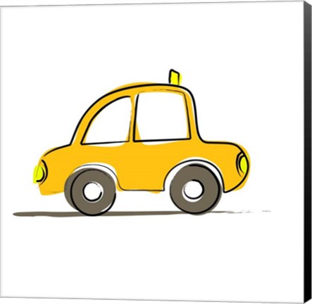 Framed Taxi Print