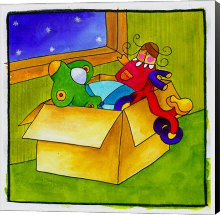 Framed Toy Box Print