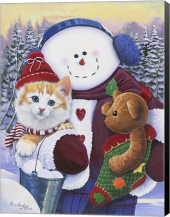 Framed Winter Wonder Pals Print