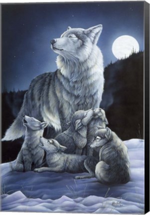 Framed Howling Lessons Print