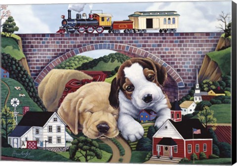 Framed Choo, Choo, Chooed Out Print