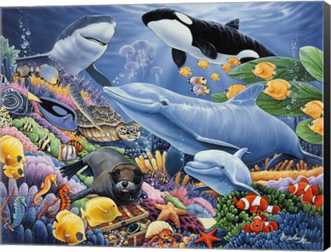 Framed Sealife Print