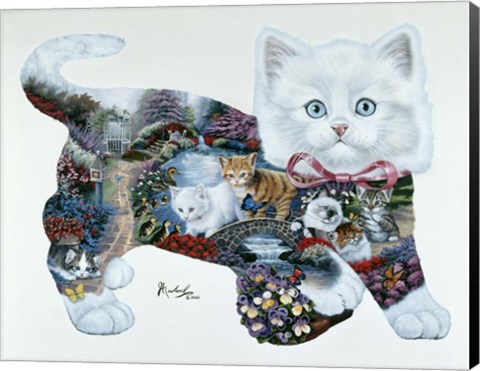 Framed Kitten Tales Print