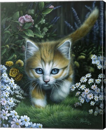 Framed Buttercup 2 Print
