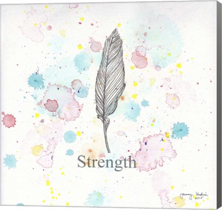 Framed Strength Print