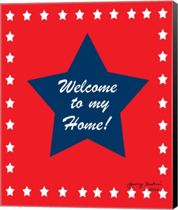 Framed Welcome to My Home Print