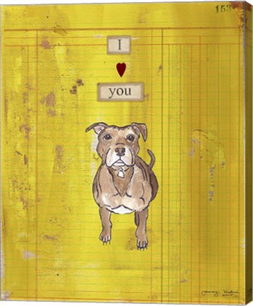 Framed I Love You Print