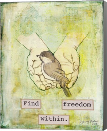Framed Find Freedom Within Print