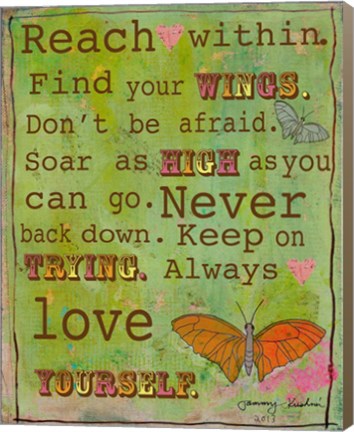 Framed Reach Within Print