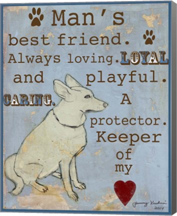 Framed Best Friend Print