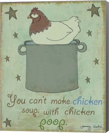 Framed Chicken Soup Print