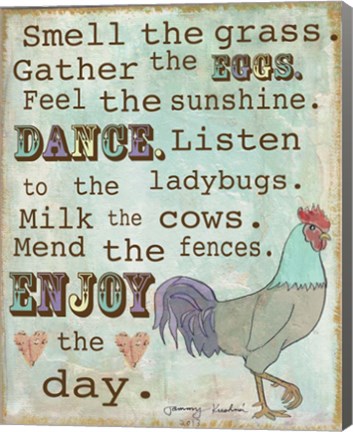 Framed Country Living Print