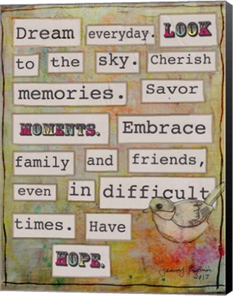 Framed Dream Everyday Print