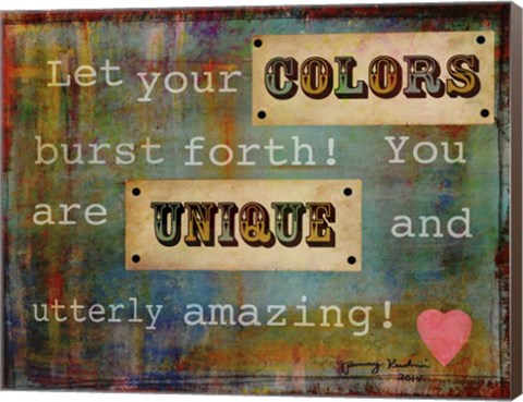 Framed Colors Print