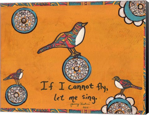 Framed If I Cannot Fly Print
