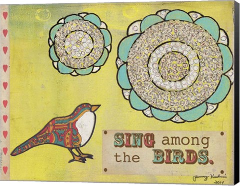 Framed Sing Among The Birds Print