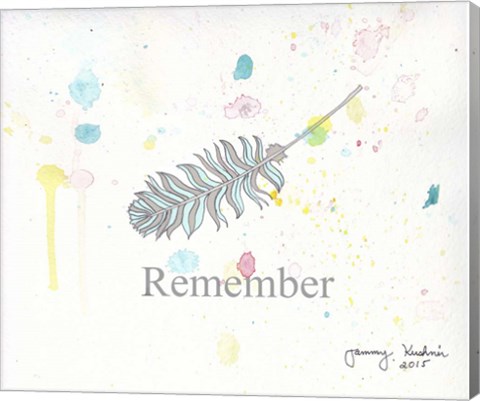 Framed Remember 1 Print