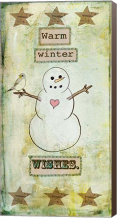 Framed Warm Winter Wishes Print