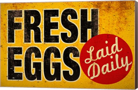 Framed Fresh Eggs Print