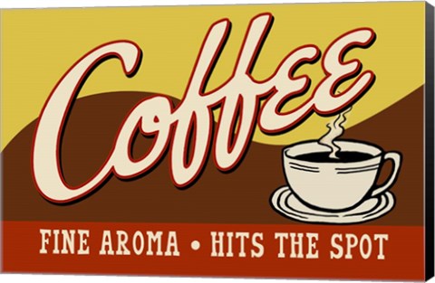 Framed Coffee Fine Aroma Print