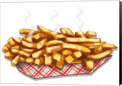 Framed Fries Print