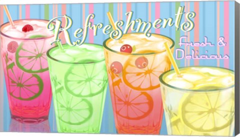 Framed Refreshments Print
