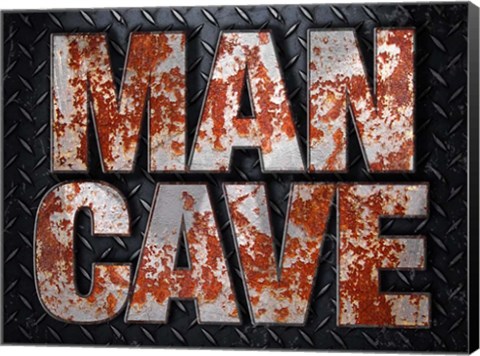 Framed Man Cave Print