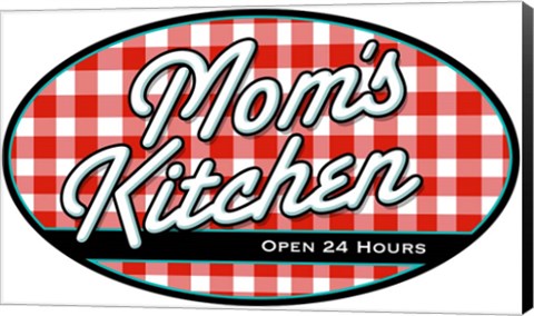 Framed Moms Kitchen Print