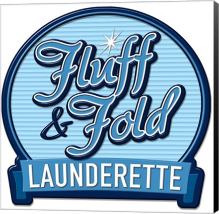 Framed Fluff and Fold Print