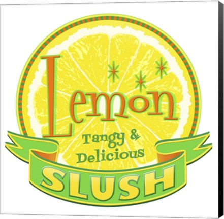 Framed Lemon Slush Print