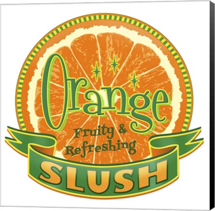 Framed Orange Slush Print