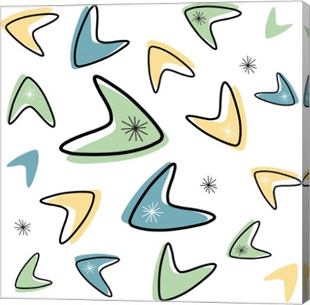 Framed Boomerangs Print